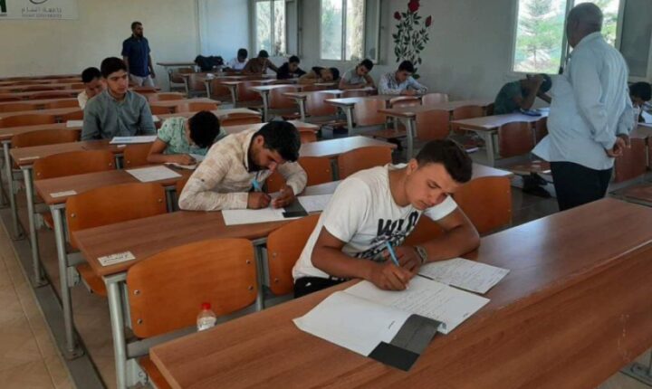 Suriye Geçici Hükümeti ,Suriye’nin kuzeyinde 55 bin öğrenci İlk ve Orta Öğrenim Sertifika Sınavlarına Giriyor