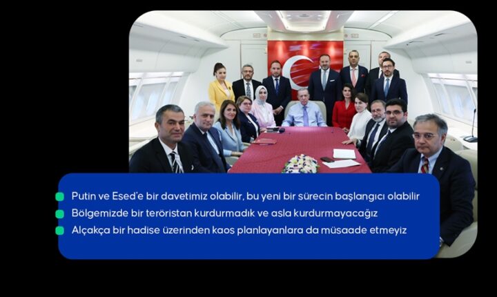 Türkiye Cumhuriyeti Cumhurbaşkanı Erdoğan: Komşumuz Suriye’ye dostluk elimizi daima uzattık ve uzatırız