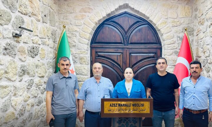 Türkiye Cumhuriyeti Kilis İl Vali Yardımcısı Hamza ÖZBİLGİ ve Türkiye Cumhuriyeti İçişleri Bakanlığı Göç İdaresi Başkanlığı Yetkilileri Suriye’nin kuzeyindeki Azez Şehri’ni ziyaret etti.