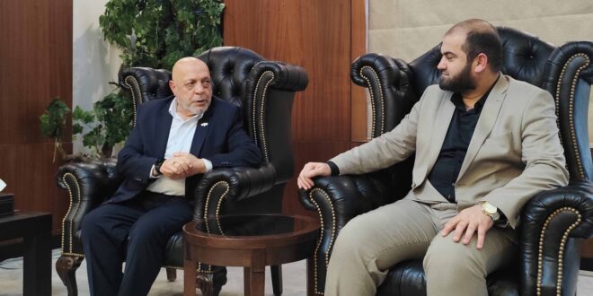 Hak-İş Genel Başkanı Mahmut Arslan Suriye Sosyal İşler ve Çalışma Bakanı Fadi El Kasım’ı ziyaret etti