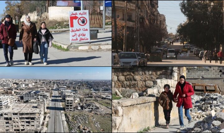 Halepliler kentin bazı mahallelerine düzenlenen PKK/YPG saldırılarından dolayı mağdur