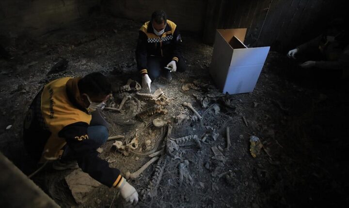 Suriye’nin başkenti Şam’da toplu mezar bulundu