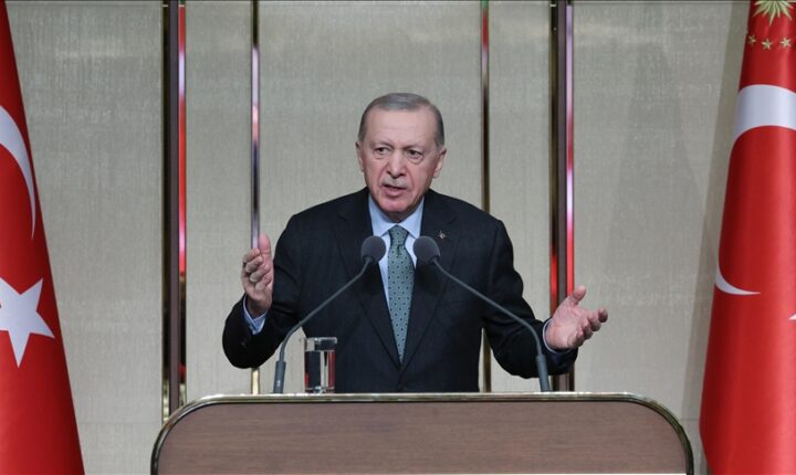 Türkiye Cumhuriyeti Cumhurbaşkanı Erdoğan: Türk milleti olarak Kudüs, Filistin nöbetimiz devam ediyor