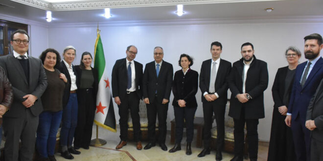 Suriye Yükseköğretim Bakanı, Alman Heyetiyle İki Ülke Üniversiteleri Arasındaki İş Birliğini Görüştü