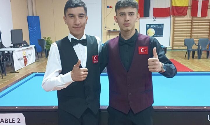 🇹🇷 Genç milli bilardocular Avrupa 3.’sü! 🥉