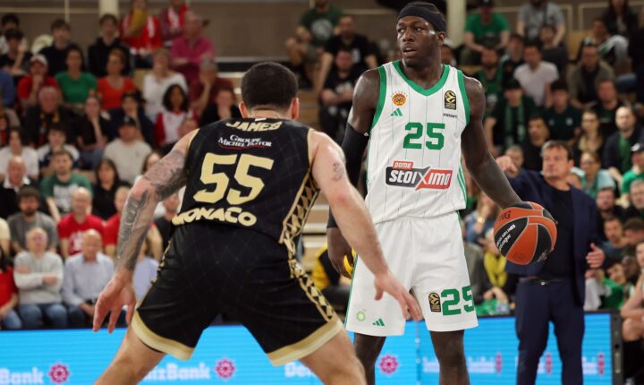 🏀 Ergin Ataman’ın çalıştırdığı Panathinaikos, THY Avrupa Ligi’nin 33. haftasında deplasmanda Monaco’yu 88-76 yendi. 📌 Yunan ekibi bu sonucun ardından play-off turunu ve ilk 4 sırada yer almayı garantiledi.