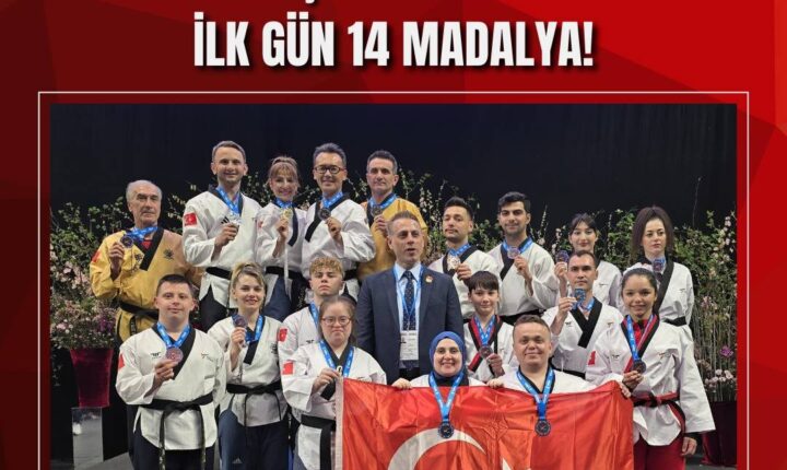 🥋 Milli para tekvandocular, Avrupa Poomsae Şampiyonası’nın ilk gününde 14 madalya kazandı! 🇹🇷👏