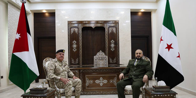 Suriye Savunma Bakanı Ebu Kasra, Ürdün Haşimi Krallığı’ndan Gelen Askeri Heyetle Görüştü