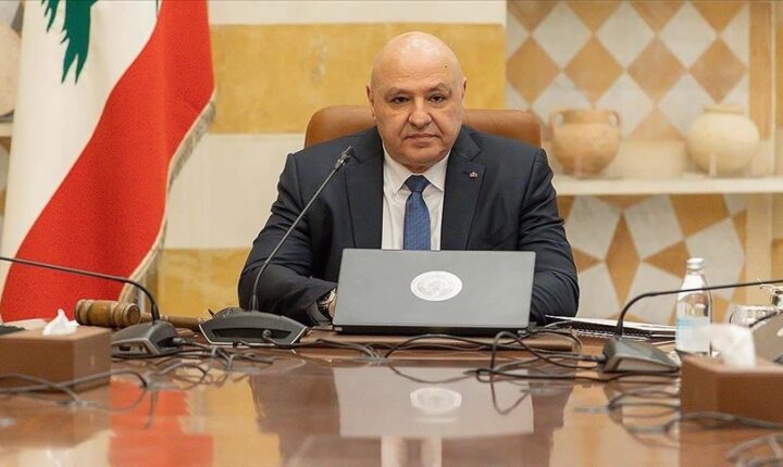 Lübnan Cumhurbaşkanı Avn, İsrail’in işgalini sürdürdüğü güneydeki noktalardan çekilmesini istedi