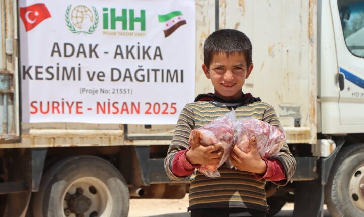 Türkiye Cumhuriyeti Merkezli İHH İnsani Yardım Vakfı, Suriye’de yardımlarını aralıksız sürdürüyor