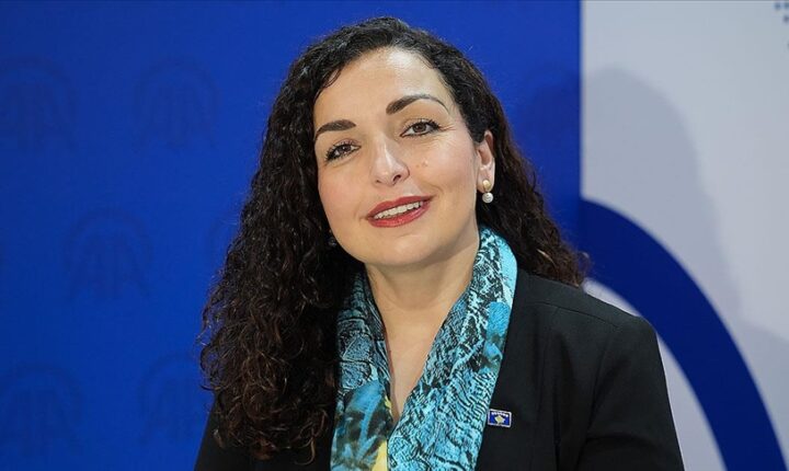 Kosova Cumhurbaşkanı Osmani, Türkiye Cumhuriyeti Cumhurbaşkanı Erdoğan’ın ülkesine verdiği desteğe vurgu yaptı