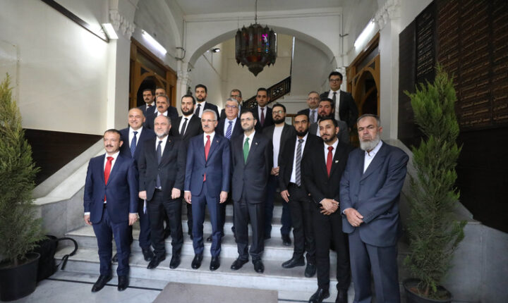 Türkiye Cumhuriyeti Ulaştırma ve Altyapı Bakanı Abdulkadir Uraloğlu, Şam’da