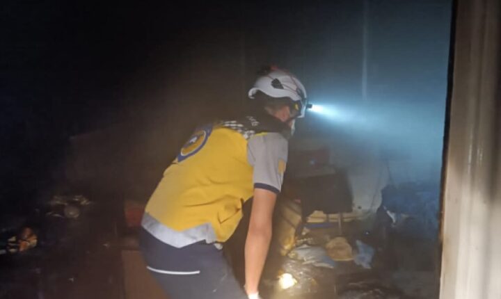 Şam’da çıkan yangında aynı aileden iki kişi hayatını kaybetti