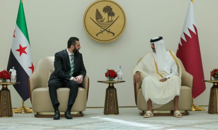 Suriye Cumhurbaşkanı Ahmed Şara ilk kez Katar’ı ziyaret etti