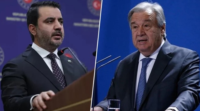 BM Genel Sekreteri Antonio Guterres Guterres, Suriye Dışişleri Bakanı Şeybani ile görüştü