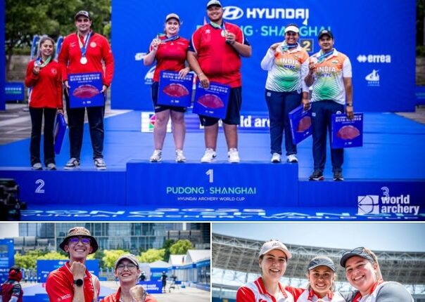 Okçuluk Şangay Dünya Kupası’nda milli sporcularımız 4 madalya kazandı.