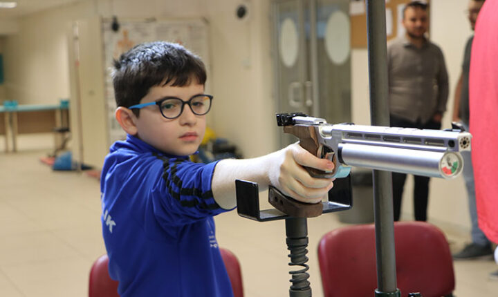 Kilisli genç atıcılar, milli sporcu olmak için “hedefe kilitlendi”