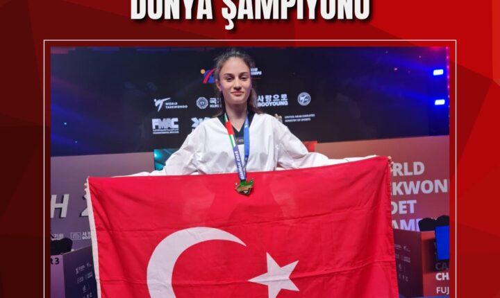 🥋 Birleşik Arap Emirlikleri’nde düzenlenen Dünya Yıldızlar Tekvando Şampiyonası’nda milli sporcumuz Sena Yılmaz, altın madalya elde etti. 🥇