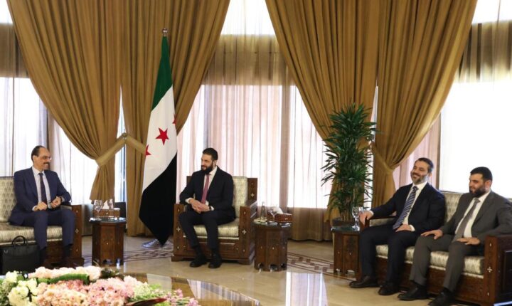Türk MİT Başkanı Kalın, Suriye Cumhurbaşkanı Şara ve heyetiyle görüştü