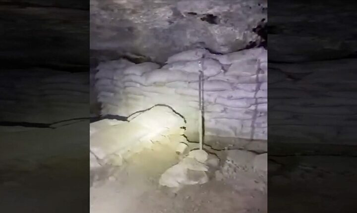 Irak’ta PKK’nın kullandığı mağara imha edildi.