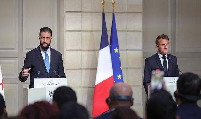 Macron: AB, Suriye’ye yönelik ‘yaptırımları kademeli olarak kaldırmaya’ devam edecek