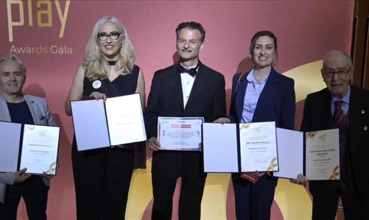 Türkiye Voleybol Federasyonuna dünya fair play ödülü