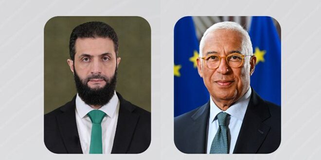 AB Konseyi Başkanı Costa ile Suriye Cumhurbaşkanı Şara, telefonda görüştü