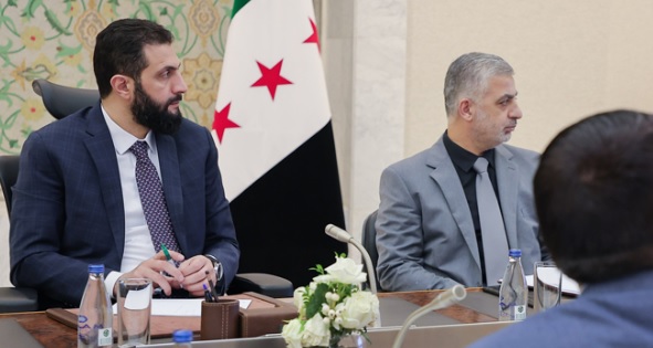 Suriye Cumhurbaşkanı Şara, Adalet Bakanı İle Hukukun Üstünlüğünün Güçlendirilmesi ve Adalet Sisteminin Geliştirilmesini Görüştü