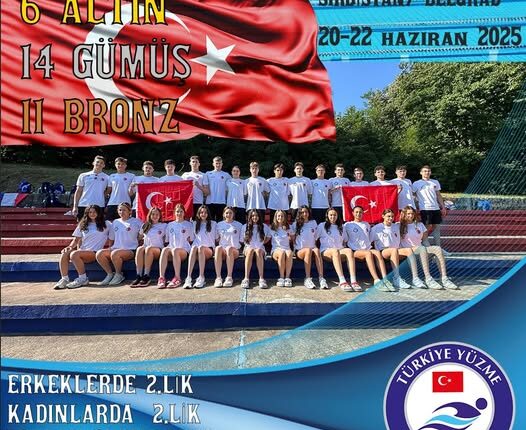 Milli yüzücülerden 31 madalya! 🏅