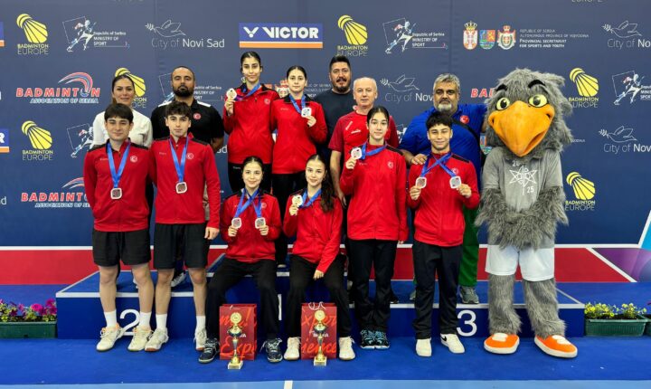 🏸 Milli badmintoncular, Uluslararası Future Serisi’nin Çekya ayağında 4; Uluslararası Novi Sad 17 Yaş Altı Turnuvası’nda ise 7 madalya kazandı. 👏