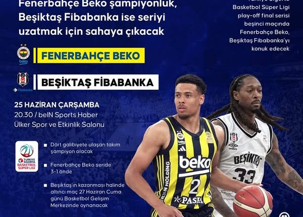 Türkiye Sigorta BSL play-off finali beşinci maçında Fenerbahçe Beko, Beşiktaş Fibanbank’ı konuk edecek.