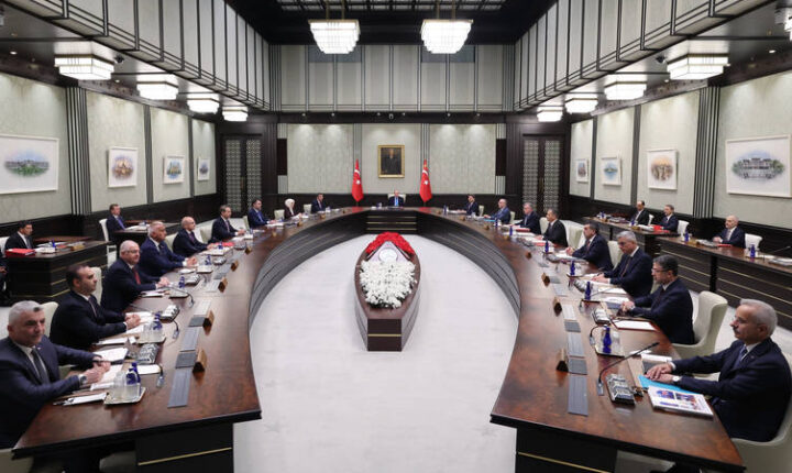 Cumhurbaşkanlığı Kabinesi toplandı