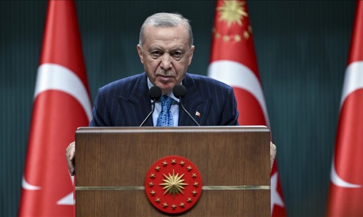 Türkiye Cumhuriyeti Cumhurbaşkanı Erdoğan: Bölgemizdeki krizlerin menfi etkilerinden ülkemizi inşallah uzakta tutacağız