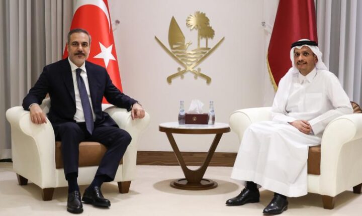 Bakan Fidan, Katar Başbakanı Al Sani ile görüştü