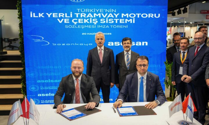 Türkiye’nin İlk Yerli Tramvay Motoru ve Çekiş Sistemi ASELSAN’dan