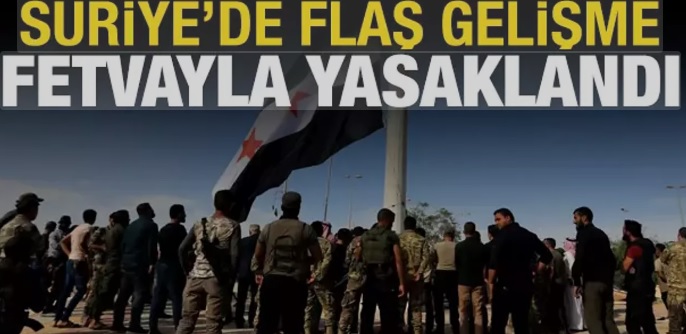 Suriye’de intikam fetvayla yasaklandı