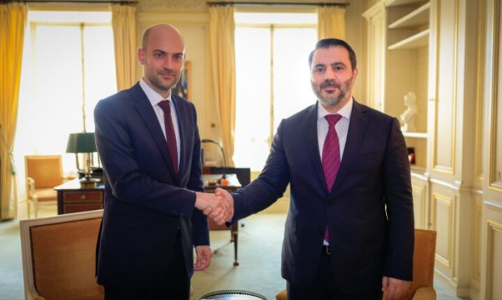 Suriye Dışişleri Bakanı Şeybani,Fransız mevkidaşıyla bir araya gelerek son gelişmeleri görüştü