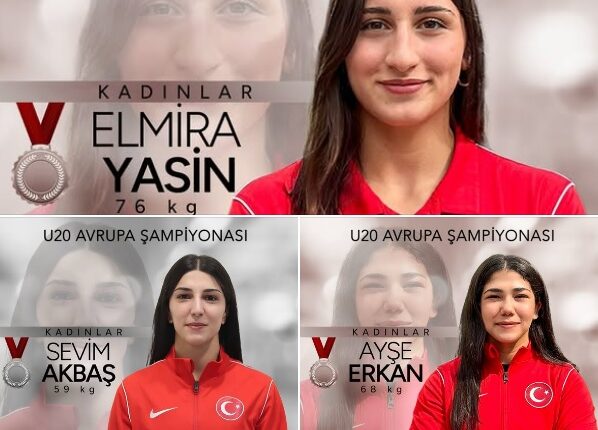 🤼‍♀️ Avrupa 20 Yaş Altı Güreş Şampiyonası’nda mücadele eden sporcularımız, 3 madalya kazandı!