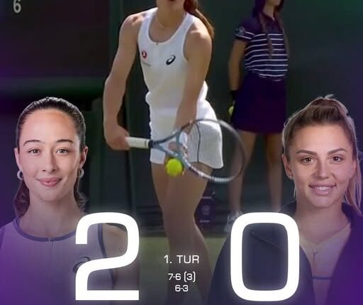 Zeynep Sönmez Wimbledon’da üst turda!