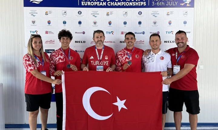 Milli sporcularımız, Romanya’da düzenlenen Avrupa Gençler ve 23 Yaş Altı Durgunsu Kano Şampiyonası’nda 3 bronz madalya elde etti.