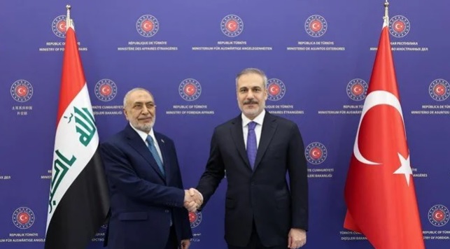Bakan Fidan, Irak Temsilciler Meclisi Başkanı Meşhedani ile görüştü