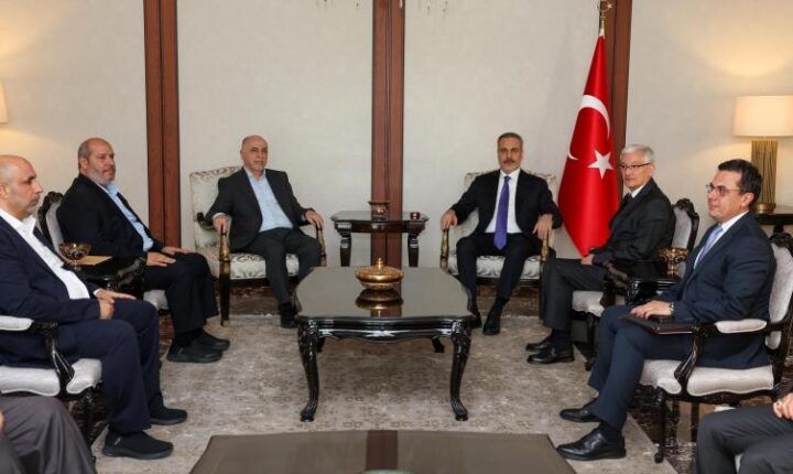 Bakan Fidan, Hamas heyetiyle görüştü