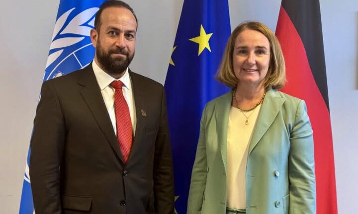 Suriye Enformasyon Bakanı Berlin’de Suriye-Almanya İş Birliğini Görüştü