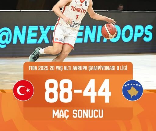 Maç Sonucu  Türkiye 88-44 Kosova