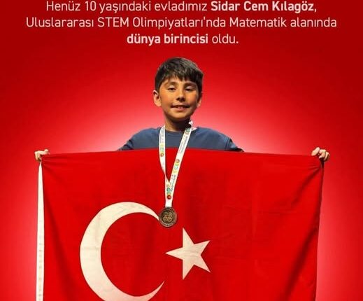 Türkiye’den 10 yaşındaki Sidar Cem Kılagöz, Barselonada yapılan uluslararası STEM-Olimpiya#mathmemes