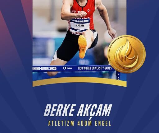 Berke Akçam’dan altın madalya!