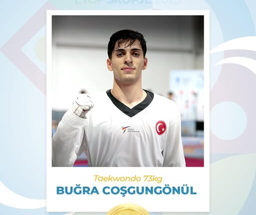 Buğra Coşgungönül EYOF şampiyonu!