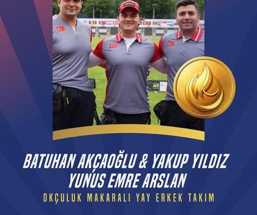 Makaralı Yay Erkek Takımımızdan altın madalya!