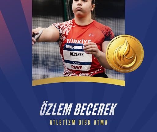 Özlem Becerek’ten altın madalya!