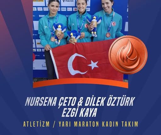 Atletizmde kadın takımımızdan bronz!